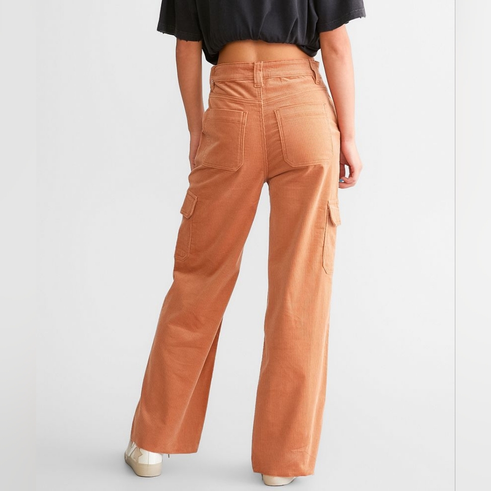 Kancan x Buckle 90s cropped wide leg courderoy pants, size 26x28 NWT - Picture 3 of 10